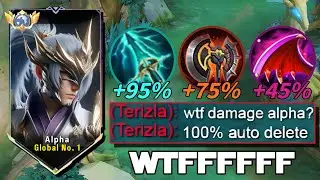 WTF DAMAGE!! FINALLY ALPHA ONE SHOT IS BACK!!! 💀 (true damage abuse must try)