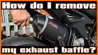 Removing and replacing the baffle / dB killer in your Fuel Exhaust. Diablo, Slash, Classic, F1R.