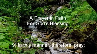 A Prayer in Faith For God’s Blessing