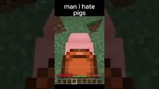 This is why pigs are goofy #minecraft #shorts