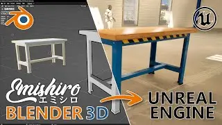 Emishiro  - Modélisation d'un Etabli en 3D