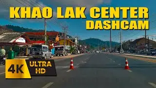 [4K] Khao Lak Center Petchkasem Rd #Thailand2023 #dashcam #khaolak2023