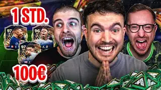 WORLD RECORD in 3-player BATTLE! NEW ACCOUNT! WHO WILL ACHIEVE MORE in 1 HOUR with €100 in EA FC ...