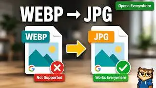 How to Convert WEBP to JPG in 1 Minute — Free, No Software Needed (Phone, Windows & Mac)