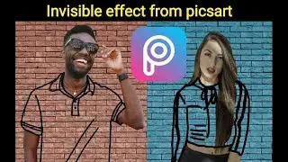 How to edit Invisible effect from picsart app|invisible effect|picsart tutorial