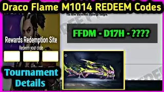 Free Fire DRACO FLAME M1014 Redeem Code - Green Flame Draco M1014 Redeem Codes - Free Fire Redeem