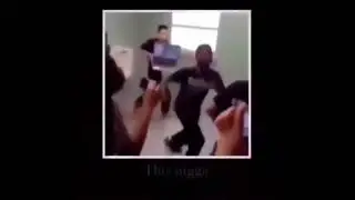 Guy films fight with laptop