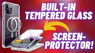 i-Blason Clear Cases with Tempered Glass Screen Protectors BUILT IN! Ares Mag! (MagSafe Cases!)