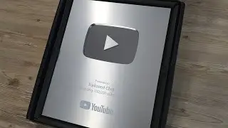 I am announcing my project accompanied by the 100,000 Subscribers Trophy.