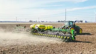 Planting Sugar Beets 2020 | John Deere DB66