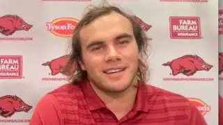 Luke Hasz, Eric Gregory preview Arkansas at Oklahoma State