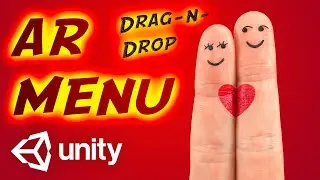 AR Business Card in Unity 👆 Drag-And-Drop 🎯 Vuforia Augmented Reality — AR Unity Asset