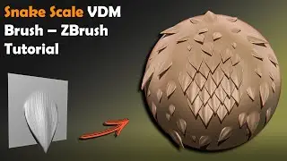 Snake Scale VDM Brush – ZBrush Tutorial