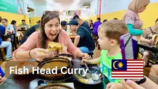 Foreigners try Malaysian Fish head curry | Johor Bahru is underrated 🇲🇾