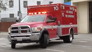 LAFD Rescue 10 Responding