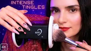 ASMR DEEP Ear Attention Triggers for Sleep 🤤 Mic Scratching , Tapping , Massage etc | 3Dio MIC 4K