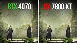 RTX 4070 vs. RX 7800 XT | Comparison in 11 Games (1440p)