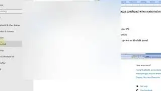 How to disable laptop touch pad when external mouse connected?