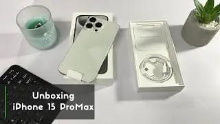 iPhone 15 ProMax - Titanio Blanco ⚪️ | Unboxing