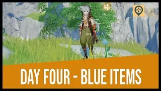 Five Flushes of Fortune Day Four - where  to find blue items in Genshin Impact