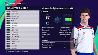 eFootball PES 2021: England 1982 classic team (PS4)