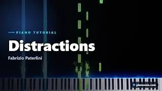 Distractions Piano Tutorial | Fabrizio Paterlini | Easy Piano + Sheet Music