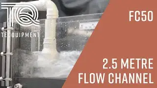 FC50 2.5m Flow Channel | Open Channel Flow Demonstrations & Weir Studies