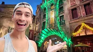 Christmas Has Arrived To Universal's Epic Universe! Park Updates & More!