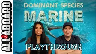 DOMINANT SPECIES MARINE | Board Game | How to Play and Full 2-Player Playthrough