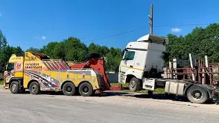 Эвакуация Камаза / не всё так просто !!! Намучились((