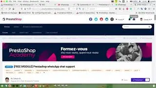 PrestaShop Free Module WhatsApp Chat Integration Testing