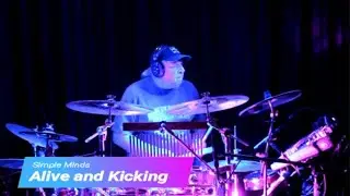 Alive and Kicking (live) by Simple Minds - Drum Cover (Modified Alesis/Laurin Drums/Zildjian Hybrid)