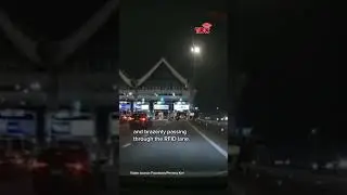 Reckless motorcyclists cause RFID lane closure on Penang Bridge