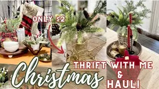 THRIFT WITH ME FOR CHRISTMAS DECOR/WHAT TO LOOK FOR WHILE THRIFTING THIS HOLIDAY SEASON/THRIFT HAUL