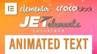 Animated Text | JetElements | Crocoblock | Elementor Add-On
