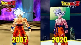 Goku All Transformations & Ultimate Attacks - DBZ Kakarot vs Budokai Tenkaichi 3 & 4 (4K 60FPS)