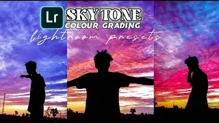 how to edit sky tone colour grading || lightroom presets||colour grading||