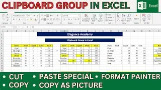 Paste Special in Excel | Cut, Copy, Paste & Format Painter |  