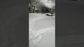 Весенний СНЕГОПАД!!!
