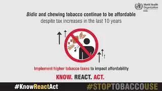 Implement WHO FCTC to save lives. 