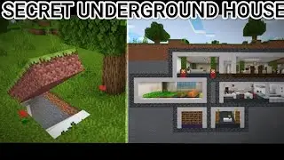 Minecraft SECRET UNDERGROUND HOUSE