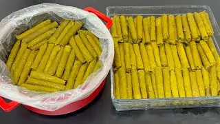 BUZLUKTA PİRİNCİ LAPA OLMADAN KIRILMADAN SARMA NASIL SAKLANIR💯BUZLUKTAN ÇIKAN SARMA NASIL PİŞİRİLİR✅