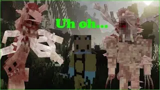 Fox scientist investigates a fungus outbreak in Minecraft