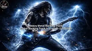 Heavy Metal Backing Track | Guitar Backing Track in D minor | 120 BPM