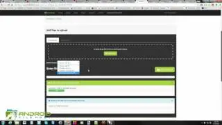 How to upload files to your Android File Host developer account