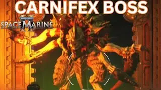 Space Marine 2 Gameplay: First Carnifex Boss Fight