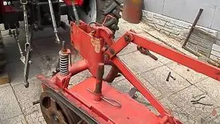 Мини трактор  и польськая роторка .