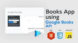 Google Books API Tutorial - Build a Books app using Google books API - JavaScript - Shanjai raj
