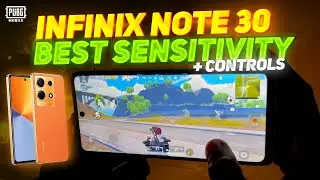 Infinix Note 30 | Best Sensitivity + Gyro + Controls🔥 | Pubg 60 Fps Test