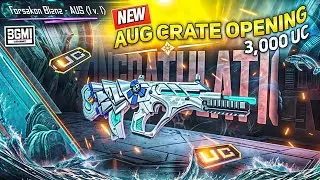ONlY 3000 UC 😱 Luckiest Crate Opening Bgmi | Forsake Glace Aug Crate Opening Bgmi New Crate Opening